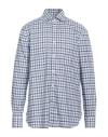 Isaia Man Shirt White Size 17 Cotton In White