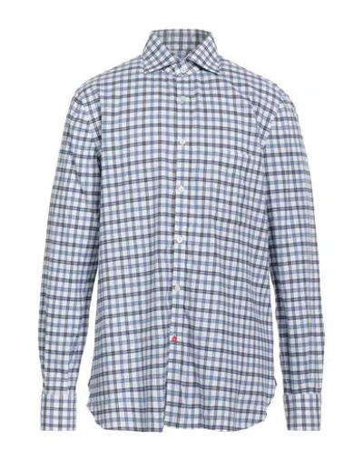 Isaia Man Shirt White Size 17 Cotton