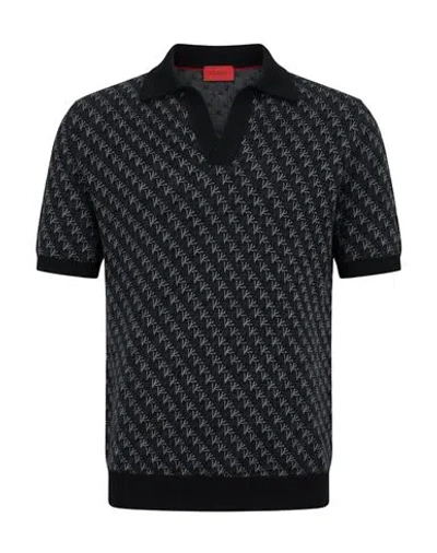 Isaia Man Sweater Black Size M Cashmere, Silk