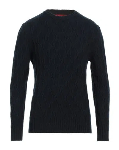 Isaia Man Sweater Midnight Blue Size Xl Cashmere