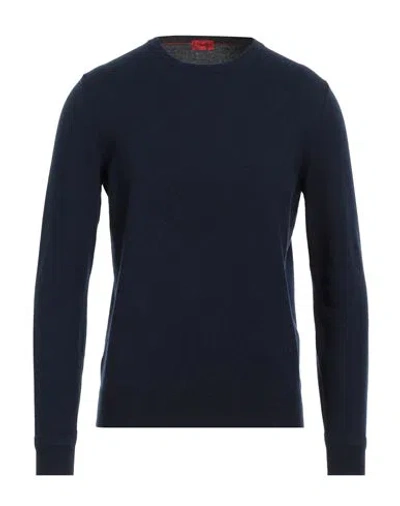 Isaia Man Sweater Midnight Blue Size Xxl Cashmere