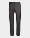 Isaia Gregory Basic Wool Trousers In Multi