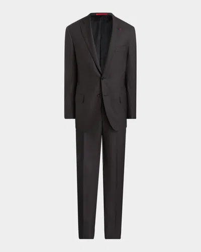 Isaia Men's Sanita Wool Suit In Gray