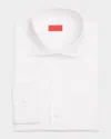 Isaia Men's Broadcloth Dress Shirt In White