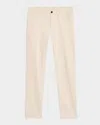 Isaia Men's Ecru Denim Five-pocket Pants In White One
