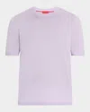 Isaia Men's Luxe Crew Knit Shirt In Pink
