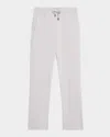 Isaia Drawstring Trousers In Light Grey