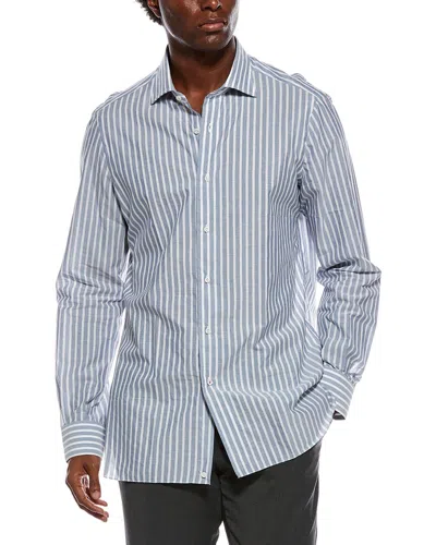 Isaia Milano Shirt In Blue