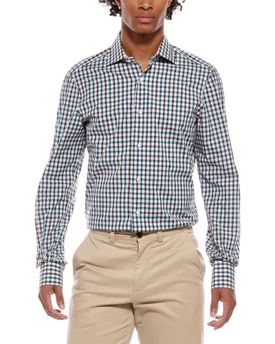 Isaia Mix Dress Shirt In Multi