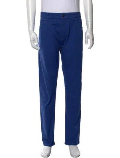 Pre-owned Isaia Pants In Blue