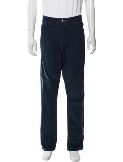 Pre-owned Isaia Pants In Blue
