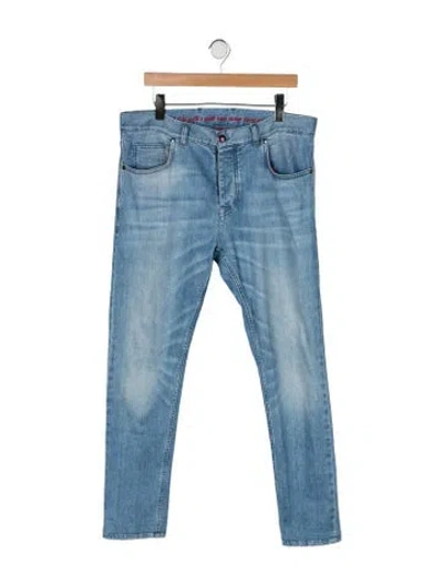 Pre-owned Isaia Pants In Blue