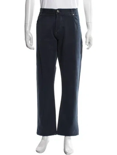 Pre-owned Isaia Pants In Blue