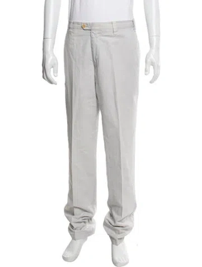 Pre-owned Isaia Pants In Gray