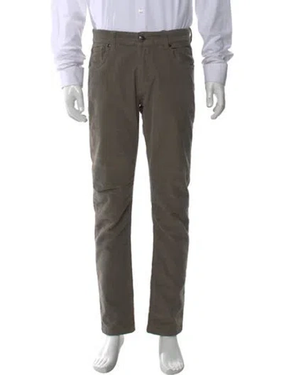 Pre-owned Isaia Pants In Green