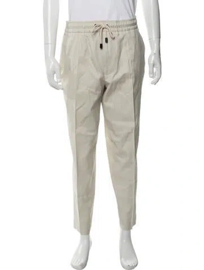 Pre-owned Isaia Pants In Neutrals
