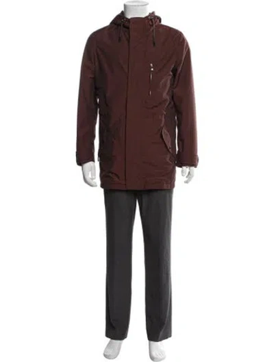 Pre-owned Isaia Parka In Brown