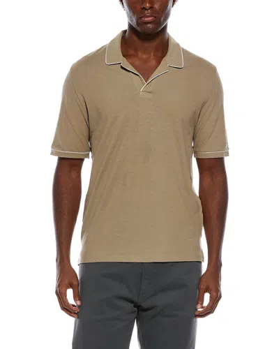 Isaia Polo Shirt In Neutral
