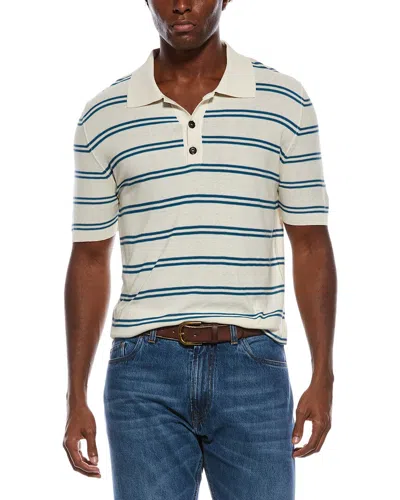 Isaia Polo Shirt In Neutral