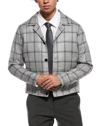 Isaia Portofino Wool In Multi