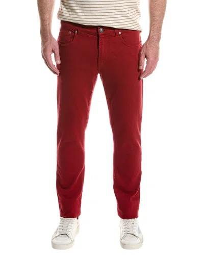 Isaia Red Straight Jean
