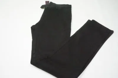 Pre-owned Isaia S Tinto Capo Black Twill Cotton Blend Casual Mens Chino Pants 50r Eu