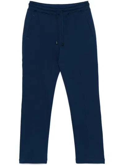 Isaia Sartorial Track Pants In Blue