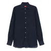 Isaia Linen Shirts In Blue