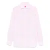 Isaia Linen Shirts In Pink
