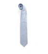 Isaia Silk Seven-fold Tie In Blue