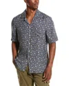 Isaia Silk Shirt In Multi