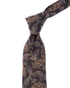 Isaia Silk Tie In Multi