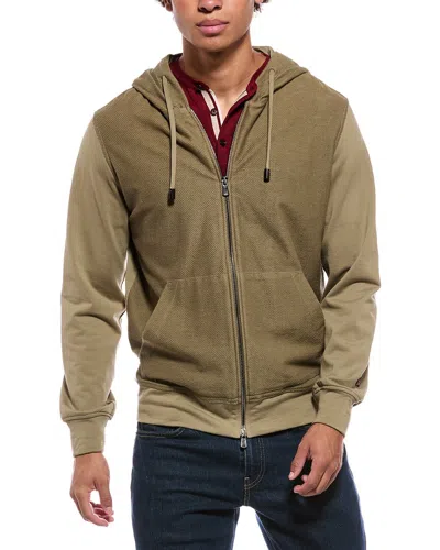 Isaia Silk-blend Sweatshirt In Green