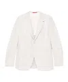 Isaia Single-breasted Blazer In White