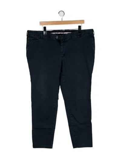 Pre-owned Isaia Skinny Jeans In Black