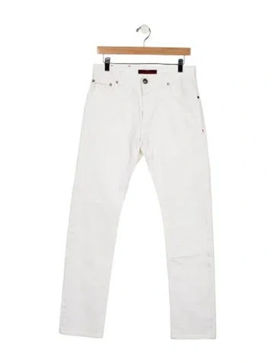 Pre-owned Isaia Skinny Jeans In Blue