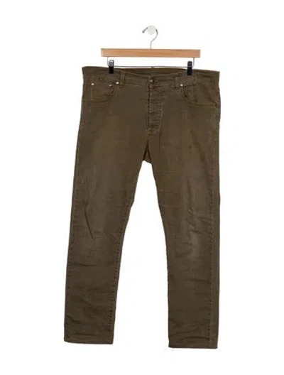 Pre-owned Isaia Skinny Jeans In Brown