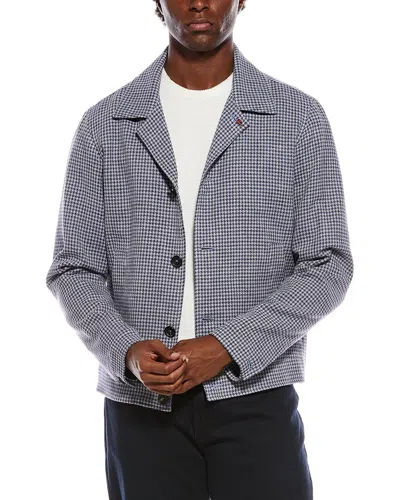 Isaia Sport Jacket In Blue