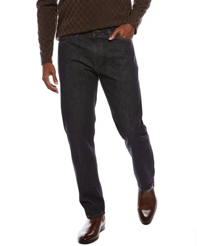 Isaia Straight Jean In Black