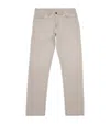 Isaia Five Pockets Jeans In Brown