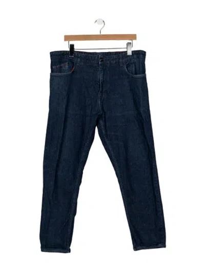 Pre-owned Isaia Straight-leg Jeans In Blue