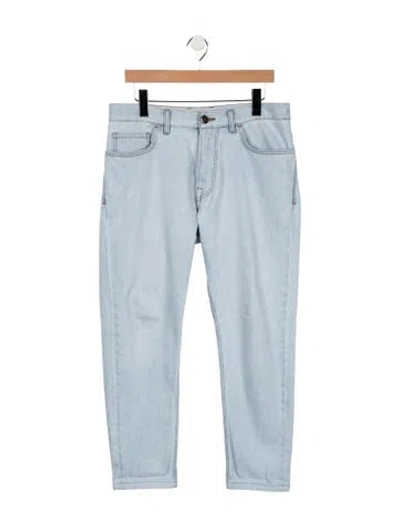 Pre-owned Isaia Straight-leg Jeans In Blue