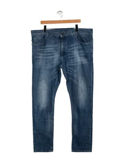Pre-owned Isaia Straight-leg Jeans In Blue