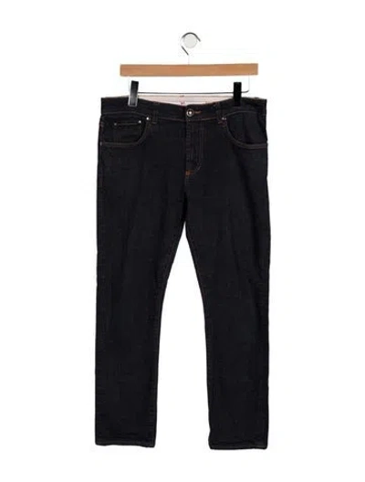 Pre-owned Isaia Straight-leg Jeans In Blue