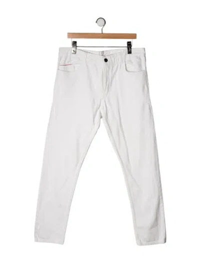Pre-owned Isaia Straight-leg Jeans In Neutral