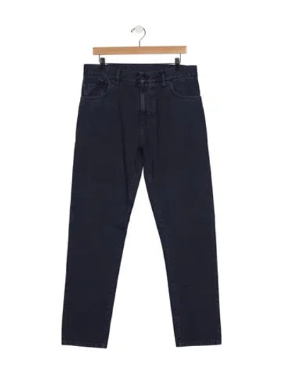Pre-owned Isaia Straight-leg Jeans W/ Tags In Blue