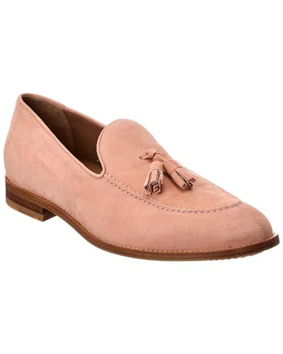 Isaia Suede Loafer In Animal Print
