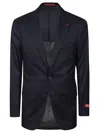 Isaia Single-breasted Wool Suit In Multi