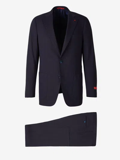 Isaia Suit "gregory" In Wool