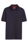 Isaia The Logo Polo In Navy